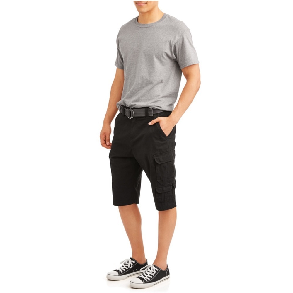 Lazer Men's Belted Ripstop Messenger Cargo Short - Picture 3 of 3